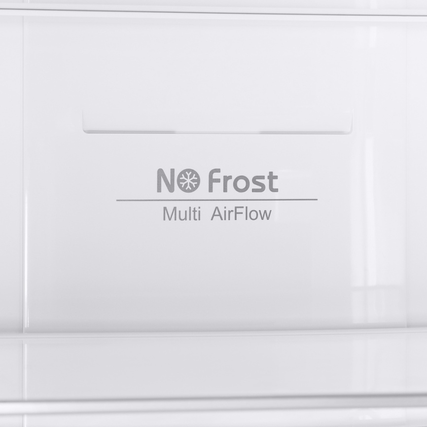 Двухкамерный холодильник Maunfeld MFF185NFB No frost, черный фото 7