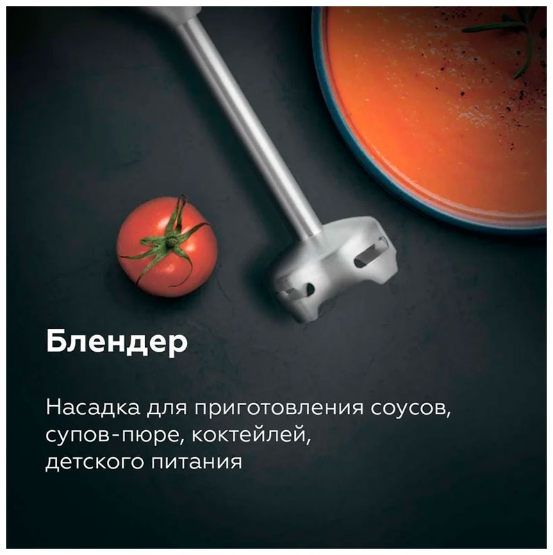 Погружной блендер BQ HB522PS, черный-стальной фото 4