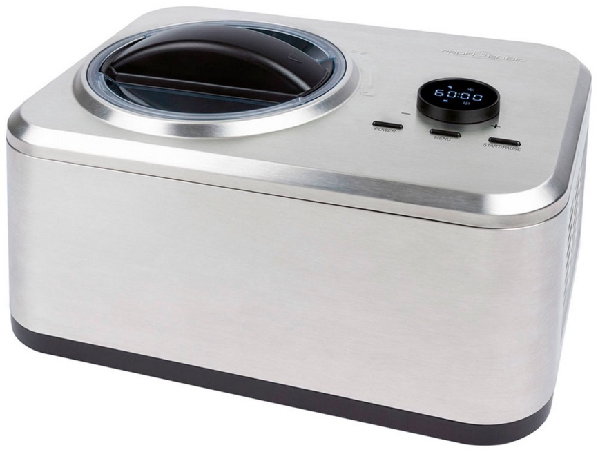 Мороженица Profi Cook PC-ICM 1268 inox, таймер, объем 1,5 л, нержавеющая сталь фото 1