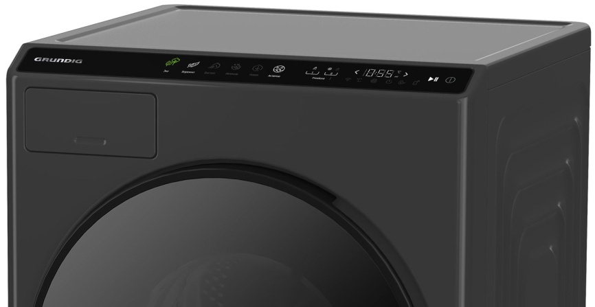 Стиральная машина Grundig GWI P7104 A 10 кг, черный фото 2