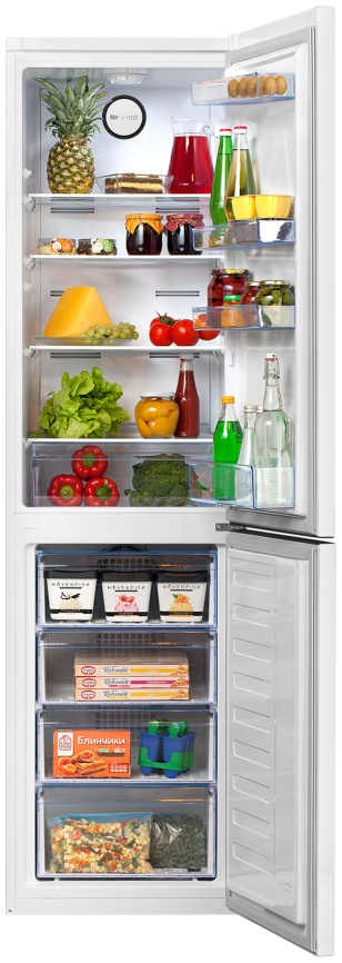 Двухкамерный холодильник Beko B1RCNK332HW No frost, белый фото 2