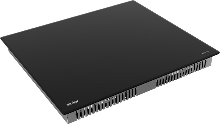 Электрическая варочная панель Haier HHX-Y64HPVB 59 см, 4 конфорки стеклокерамика, черный фото 3