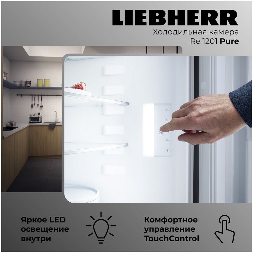 Однокамерный холодильник Liebherr Re 1201-20 001, белый фото 2