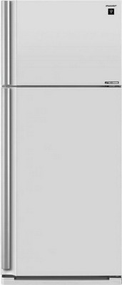 Двухкамерный холодильник Sharp SJ-XE 59 PMWH No frost, белый фото 1