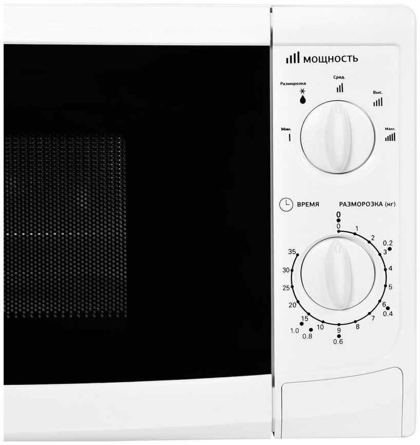 Микроволновая печь - СВЧ Starwind SWM5620, 20 л, 700 Вт, белый фото 9