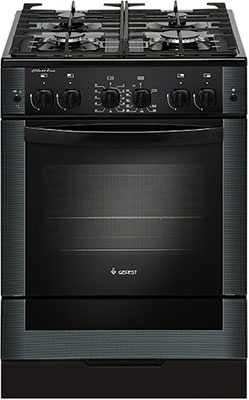 Газовая плита Gefest ПГ 6500-02 0115 60 см, 52 л, 4 конфорки, черный фото 1