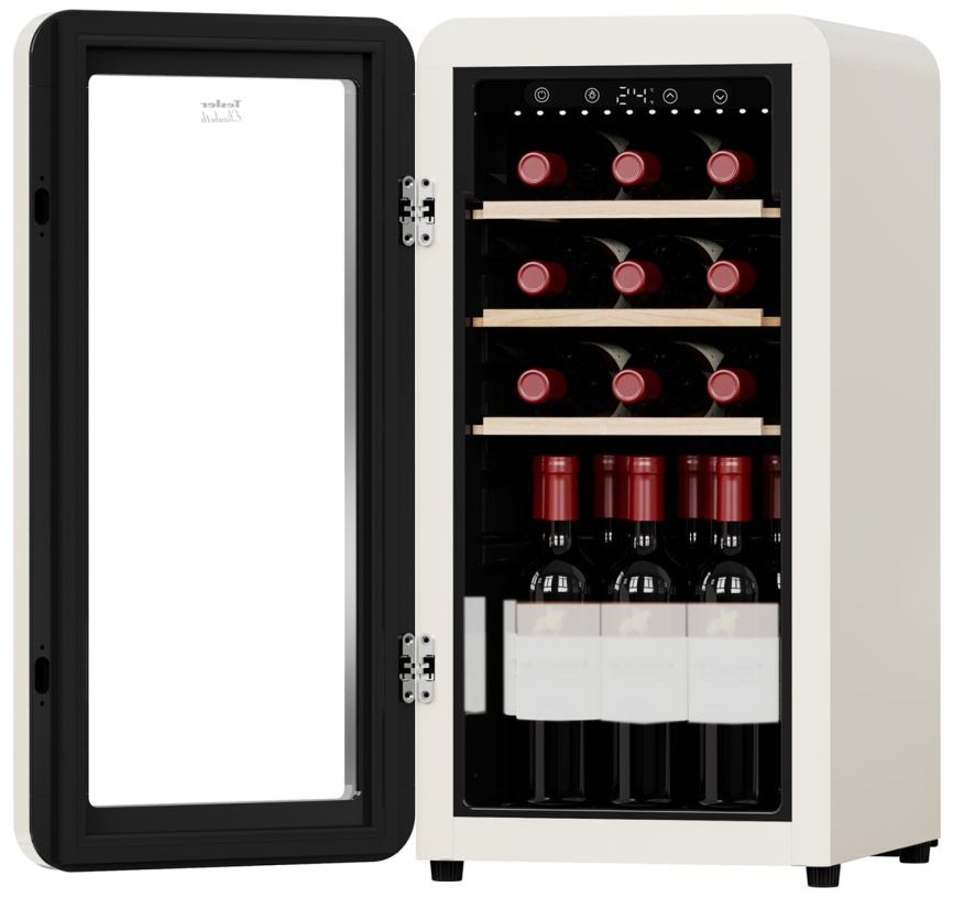 Винный шкаф Tesler CWC-188 IVORY LD фото 2