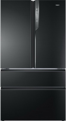 Многокамерный холодильник Haier HB 25 FSNAAA RU No frost, черно-серый фото 1