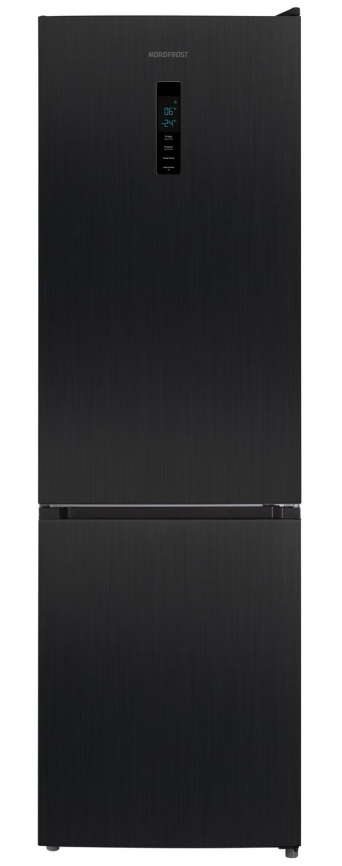 Двухкамерный холодильник NordFrost RFC 390D NFXd No frost, серый металлик фото 5