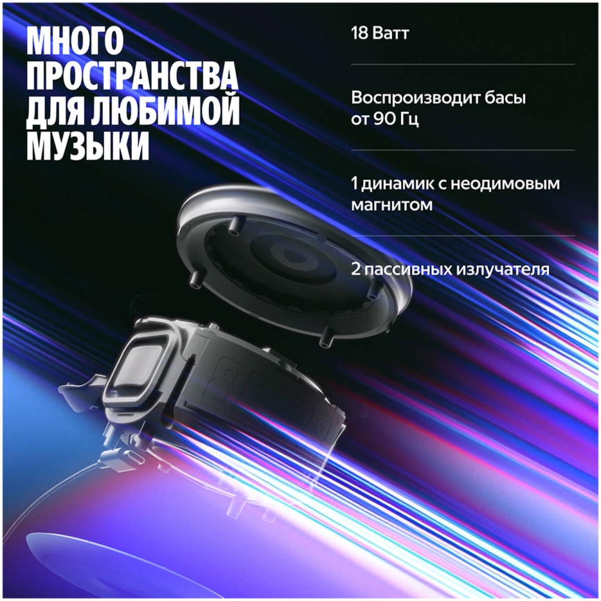 Умная колонка Яндекс Станция Мини 3 Про с Алисой, Zigbee, 18Вт, зеленый фото 7