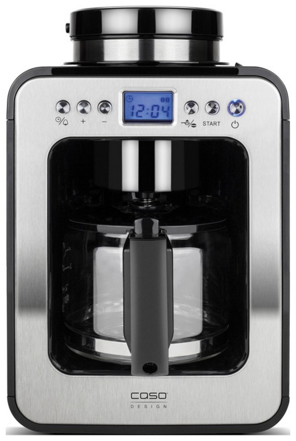 Кофеварка Caso Coffee Compact Electronic, дисплей, таймер, две степени помола фото 1