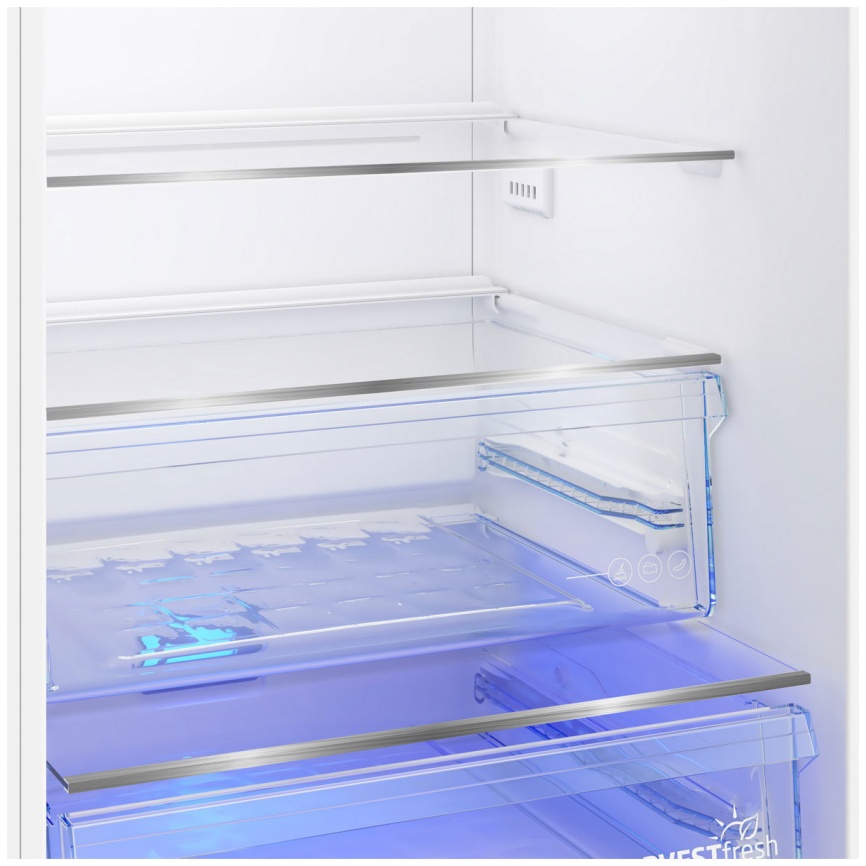 Двухкамерный холодильник Beko B3RCNK362HX No frost, серый металлик фото 8