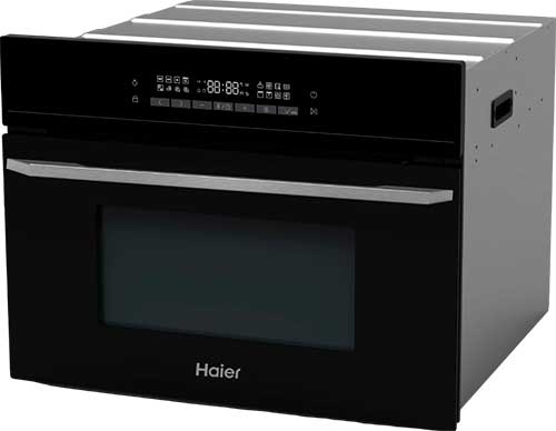 Электрический духовой шкаф Haier HMX-BDC399B 59 см, 40 л, гриль, черный фото 2