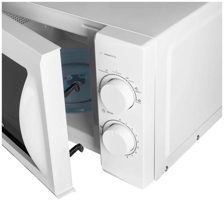 Микроволновая печь - СВЧ Starwind SMW3720, 20 л, 700 Вт, белый фото 6