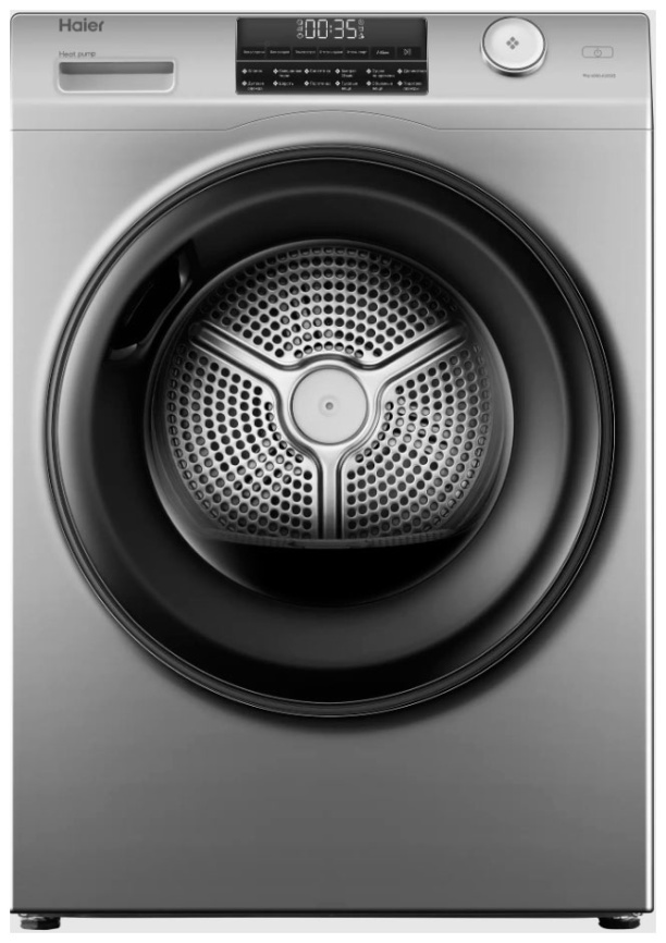 Сушильная машина с тепловым насосом Haier HD90-A2959S, серебристый фото 1