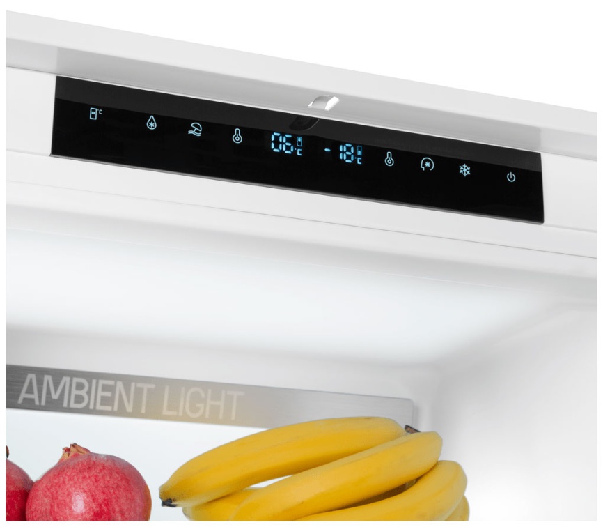 Встраиваемый двухкамерный холодильник Maunfeld MBF19369NFWGR LUX Inverter No frost, белый фото 7