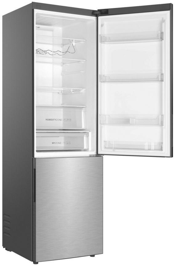 Двухкамерный холодильник Haier C4F640CXU1 No frost, серебристый фото 8