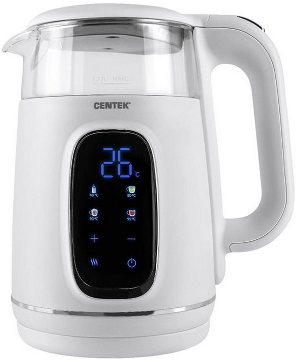 Чайник электрический Centek CT-0052 White фото 2