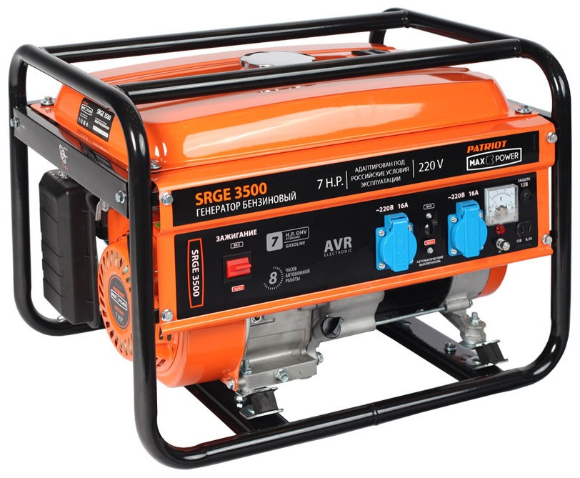 Электрический генератор и электростанция Patriot Max Power SRGE 3500 фото 1