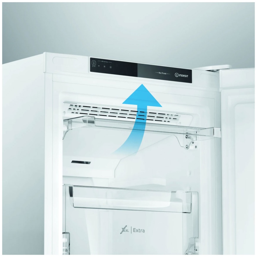 Морозильник Indesit DFZ 4150 No Frost A+ 250 л, белый фото 3