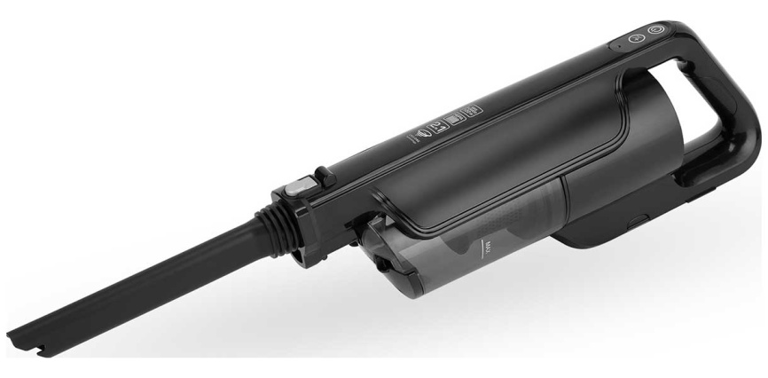 Пылесос вертикальный Vitek Midnight VT-1832, 120Вт, черный/серебристый фото 2