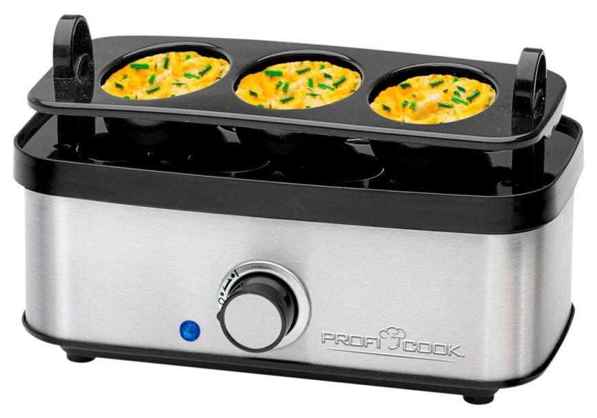 Яйцеварка Profi Cook PC-EK 1275, 400 Вт, защита от перегрева, нержавеющая сталь фото 2