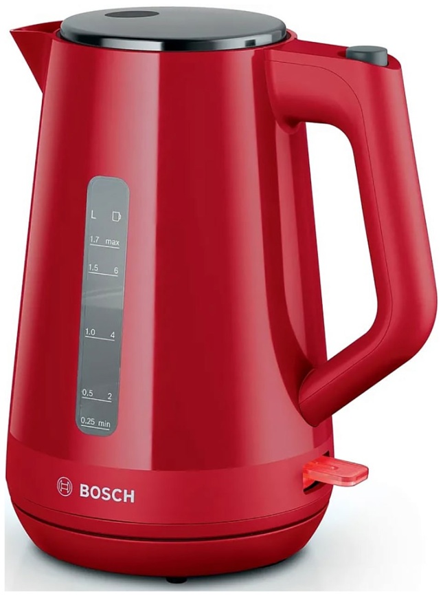 Чайник электрический Bosch TWK1M124, красный фото 1