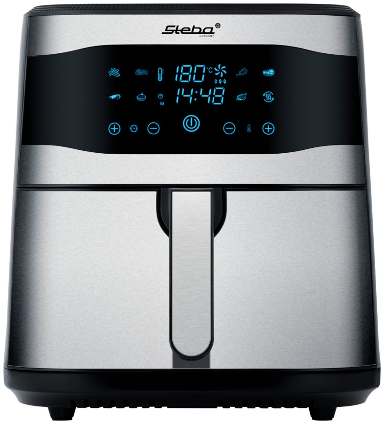 Аэрофритюрница Steba HF 8000, дисплей, 1800 Вт, объем 8 л, таймер фото 1