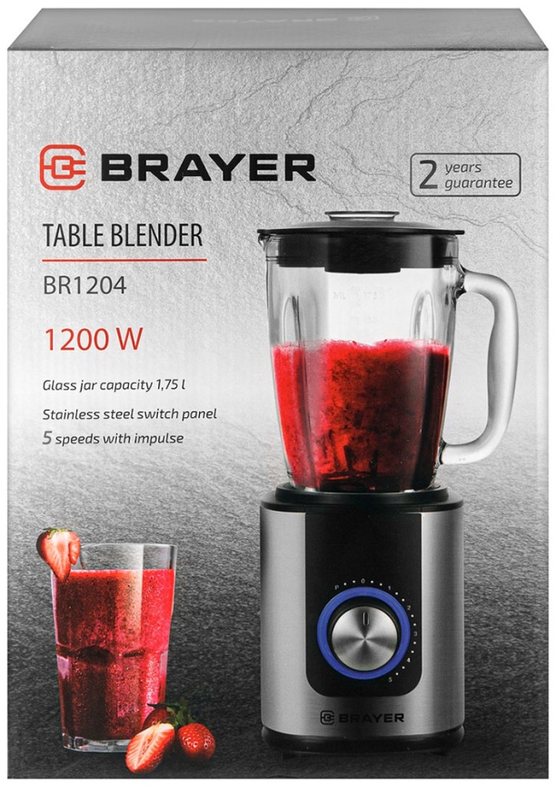 Блендер стационарный Brayer BR1204 серебристый фото 10