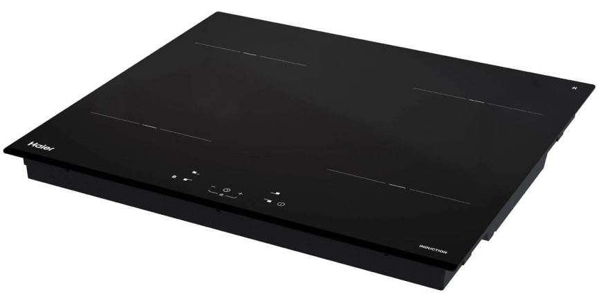 Электрическая варочная панель Haier HHY-Y64NPVB 59 см, 4 конфорки стеклокерамика, черный фото 4