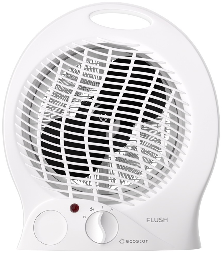 Тепловентилятор Ecostar FLUSH EFH-F2000DS-WT фото 1