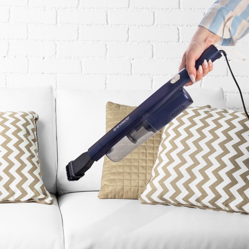 Пылесос вертикальный Endever SkyClean VC-298 90787 синий фото 3