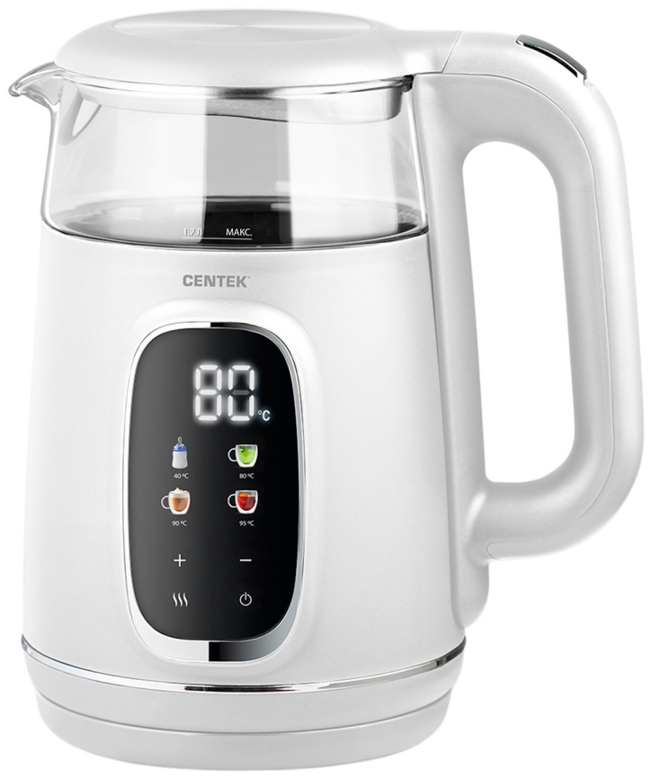 Чайник электрический Centek CT-0052 White фото 1