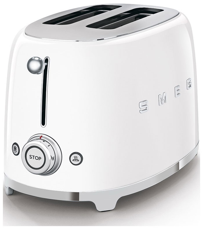 Тостер Smeg TSF 01 WHEU белый фото 2