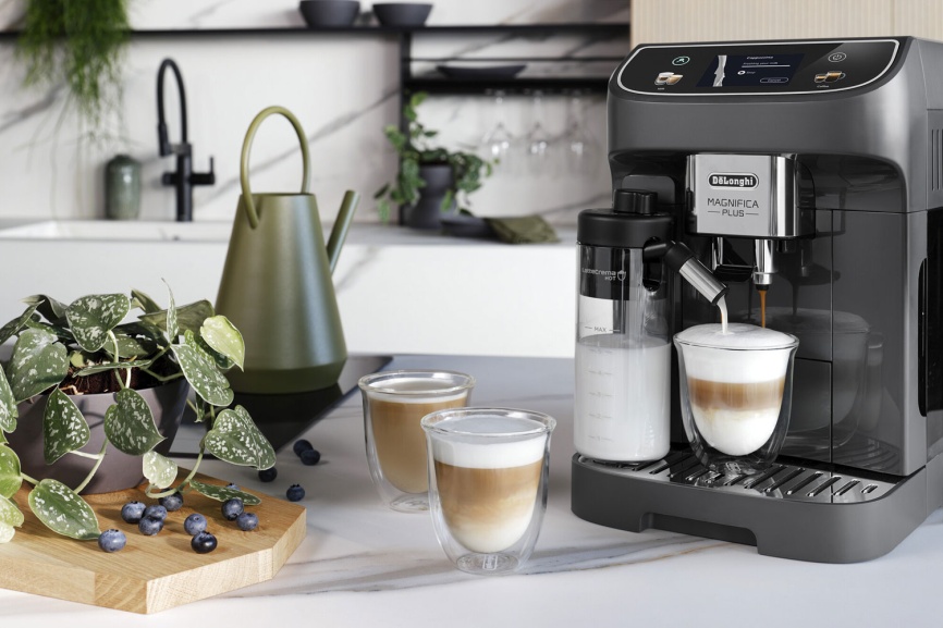 Кофемашина автоматическая De’Longhi ECAM320.61.G, 15 бар, черный фото 6