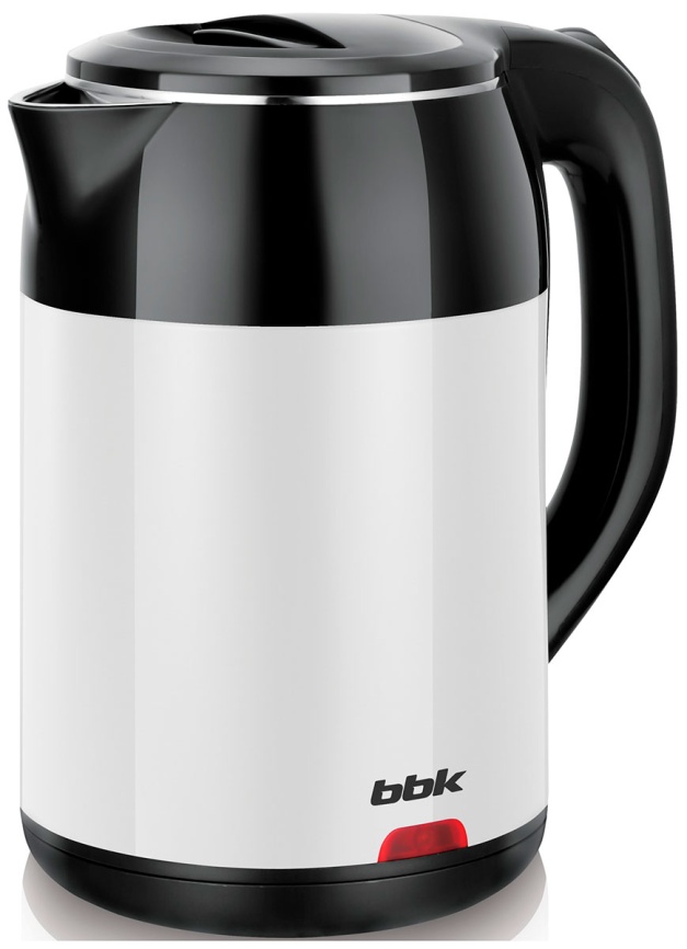 Чайник электрический BBK EK1709P черный/белый фото 1