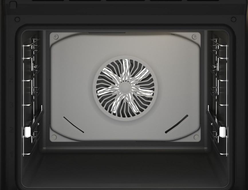 Электрический духовой шкаф Indesit IBFTE 3841 J BL 59 см, 72 л, гриль и конвекция, черный фото 4