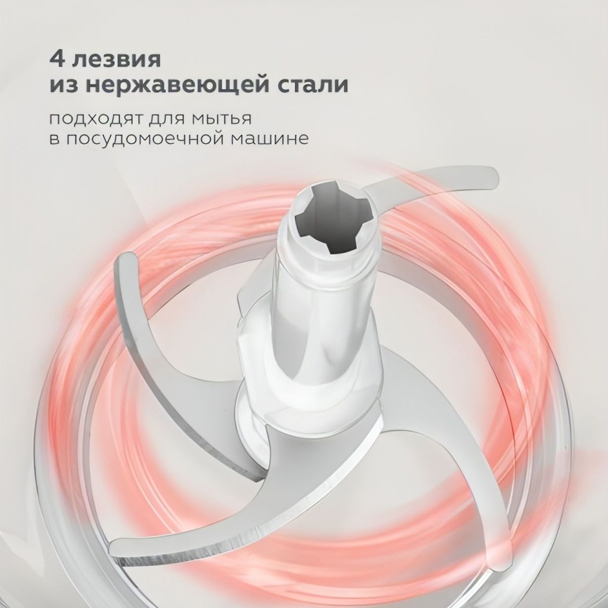 Измельчитель BQ CH2000 Белый-Серый фото 7