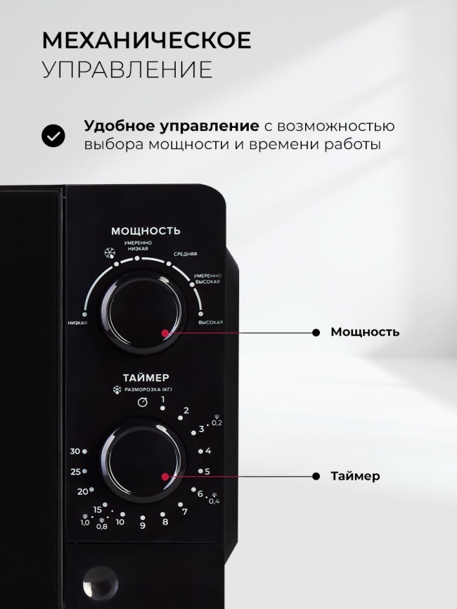Микроволновая печь - СВЧ LEX FSMO 20.01N BL фото 10