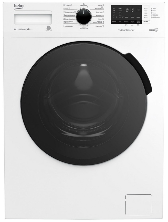 Стиральная машина Beko WSPE7612W автомат 7 кг, белый фото 1