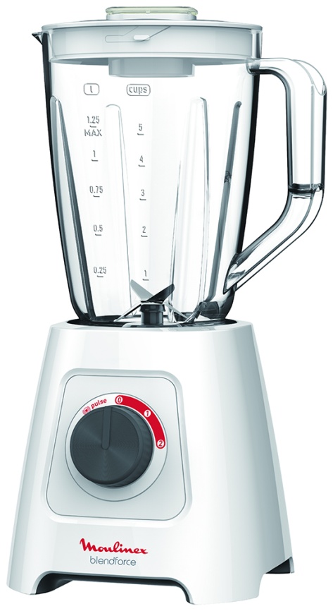 Блендер стационарный Moulinex BlendForce 2 LM420110, белый фото 2
