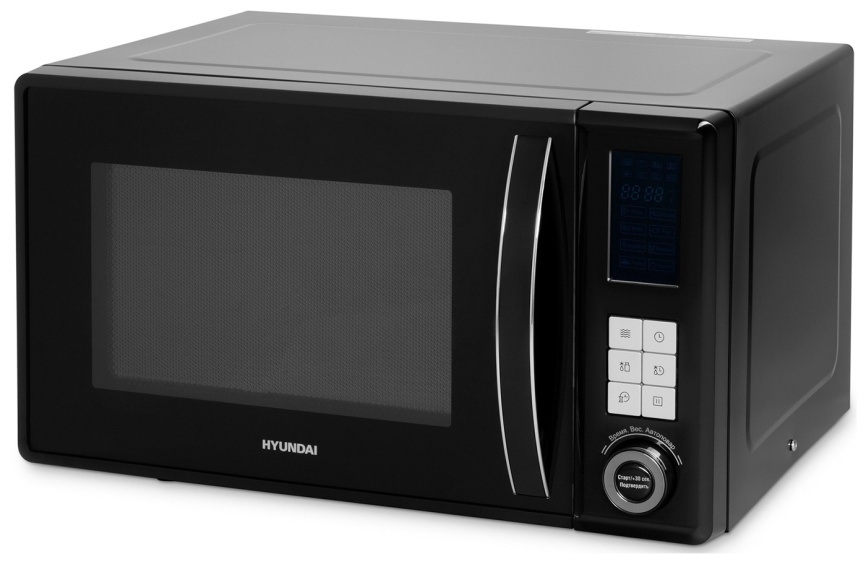 Микроволновая печь - СВЧ Hyundai HYM-D3009, 23 л, 800 Вт, черный фото 2