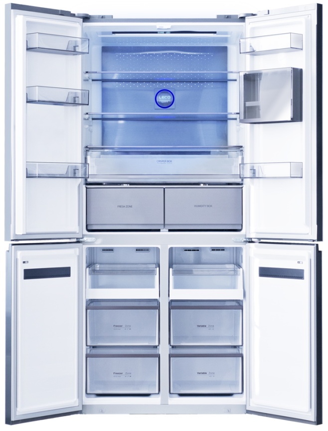 Многокамерный холодильник Centek CT-1746 NF Marble Glass фото 2