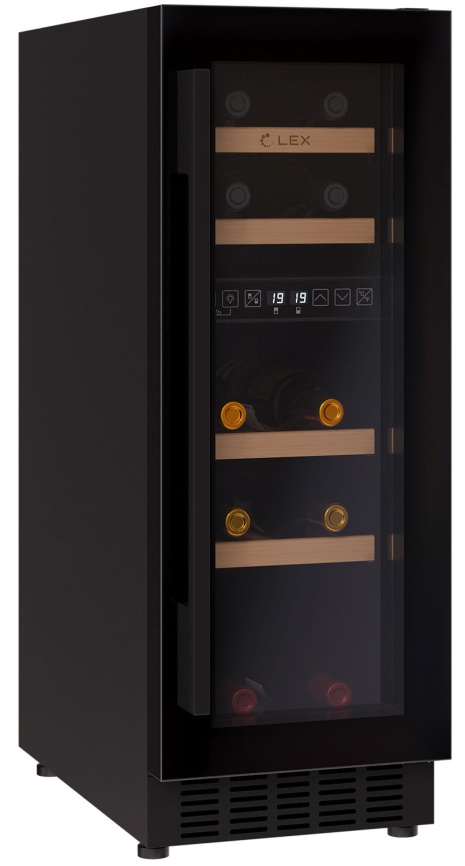 Встраиваемый винный шкаф LEX LWD3017BL dual zone фото 6