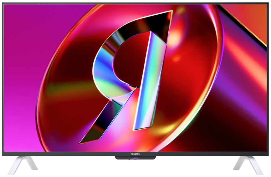 Телевизор Яндекс YNDX-00096, 65 дюйма, 4K Ultra HD, смарт ТВ, YаOS, черный фото 1