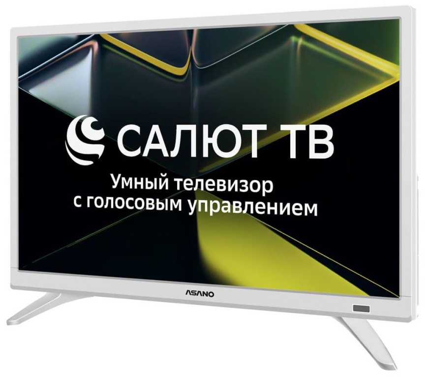 Телевизор Asano 24LF5011T, 24  дюйма, HD, смарт ТВ, Салют ТВ, белый фото 2