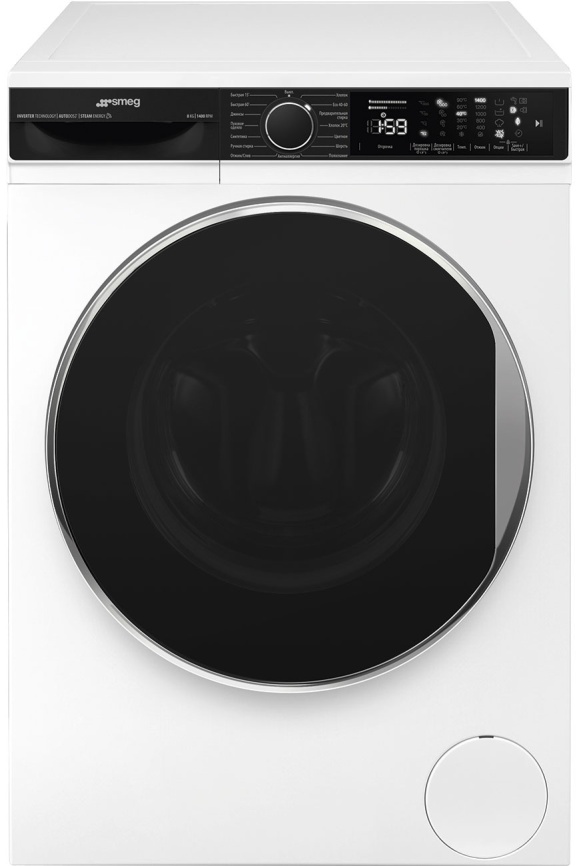 Стиральная машина Smeg WM3T84RU4 автомат 8 кг, белый фото 1