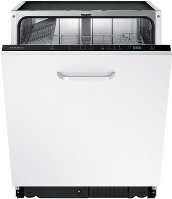 Полновстраиваемая посудомоечная машина Samsung DW60M5050BB, половинная загрузка фото 1