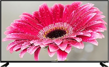 Телевизор Harper 58U750TS, диагональ 58 дюймов, 3840х2160, 4K, Smart TV, черный фото 1
