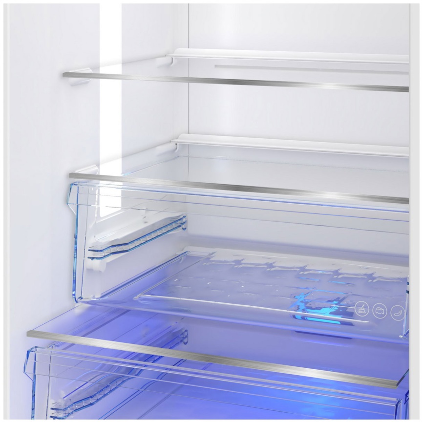 Двухкамерный холодильник Beko B3RCNK362HS No frost, серебристый фото 9